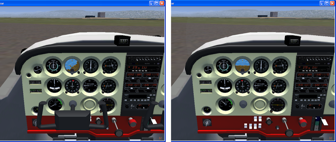 Cockpit with/without Yoke